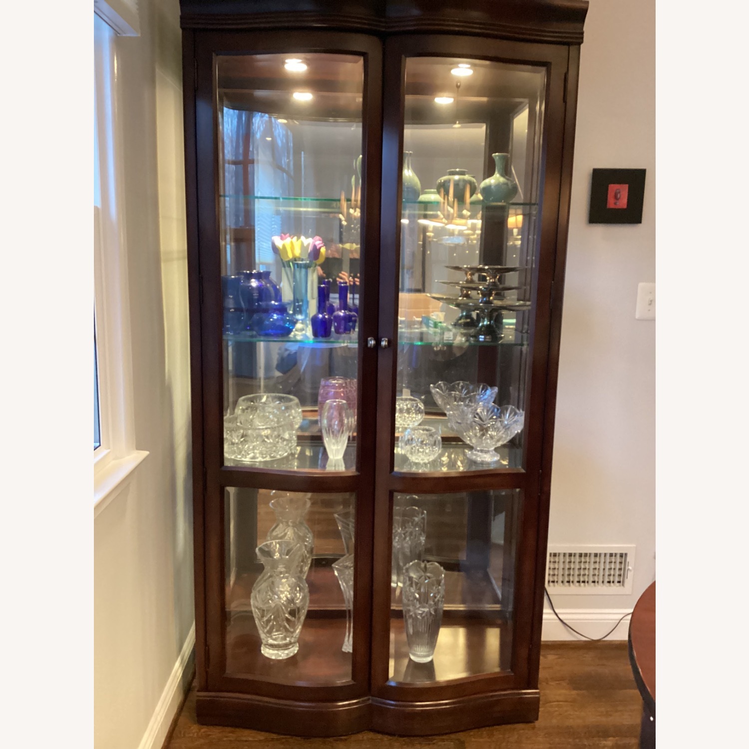 Bernhardt Paris Cherry and Glass Display Cabinet - image-2