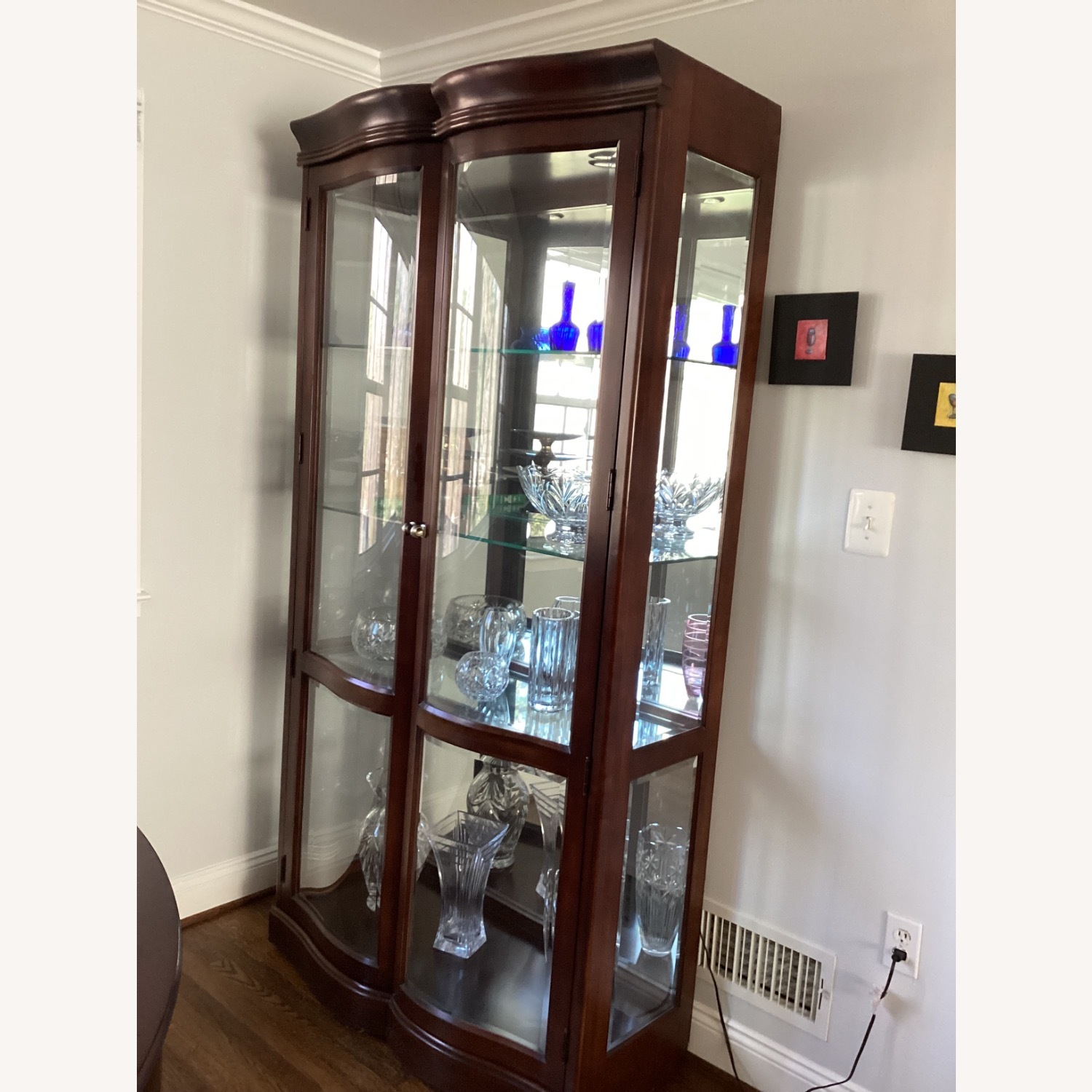 Bernhardt Paris Cherry and Glass Display Cabinet - image-4
