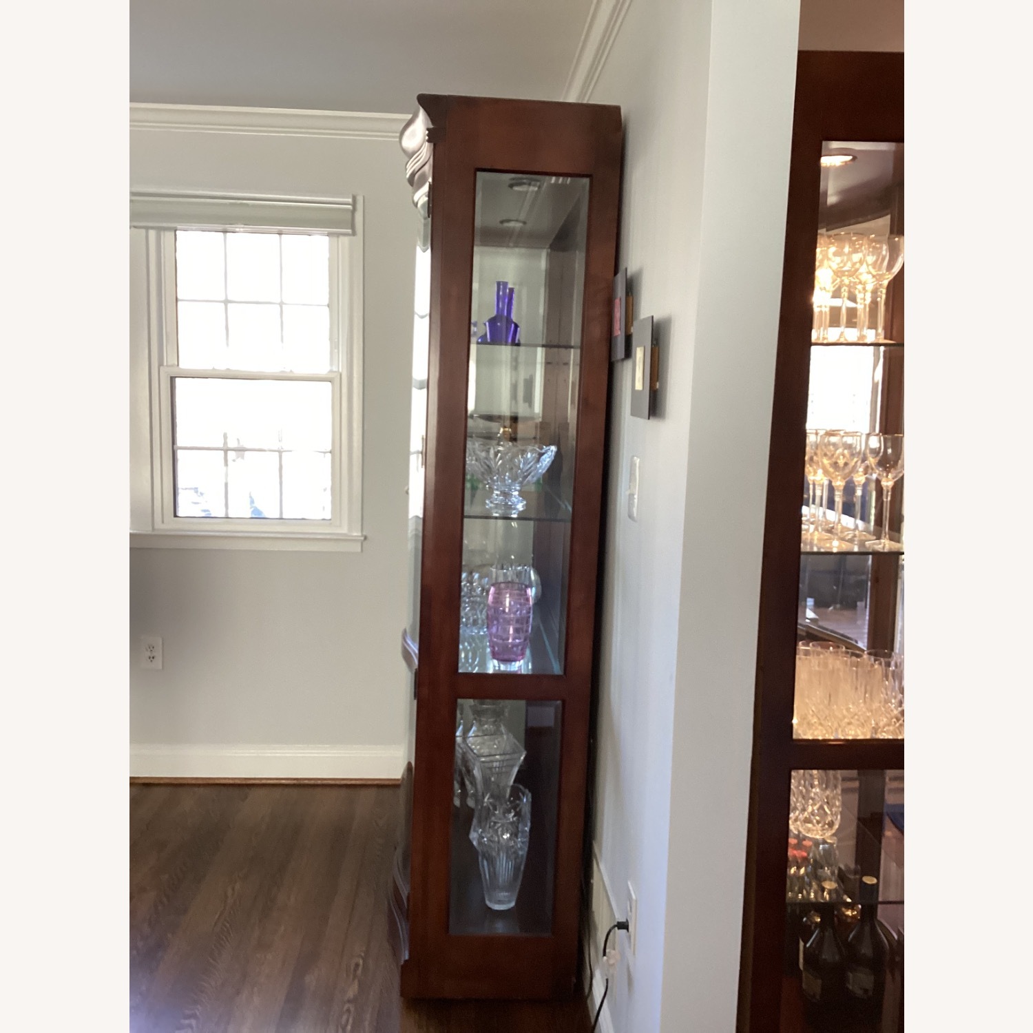 Bernhardt Paris Cherry and Glass Display Cabinet - image-5