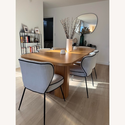 Used Japanese-Inspired Paris Studio Table + 6 Chairs for sale on AptDeco