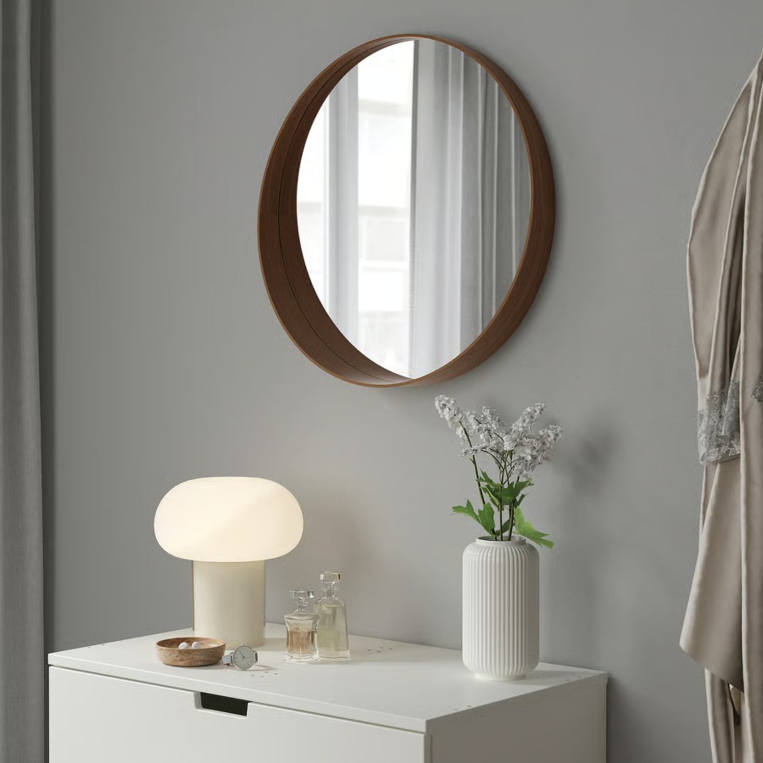 IKEA Stockholm Natural Wood Wall Mirror - image-1