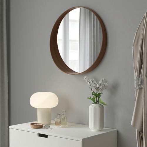 Used IKEA Stockholm Natural Wood Wall Mirror for sale on AptDeco