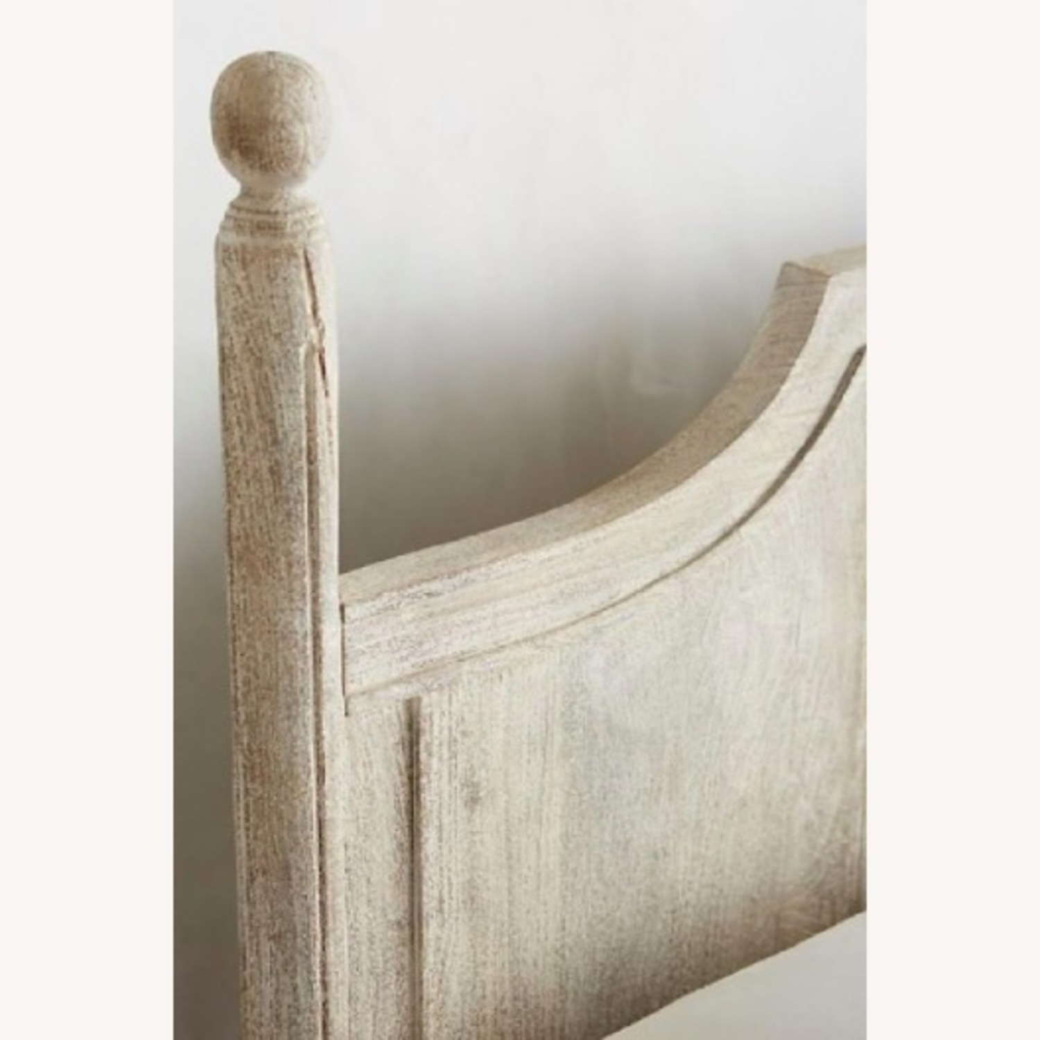 Anthropologie Washed Natural Wood Queen Bed - image-3