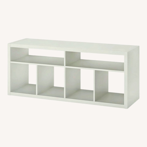 Used IKEA KALLAX White Wood Media Storage for sale on AptDeco