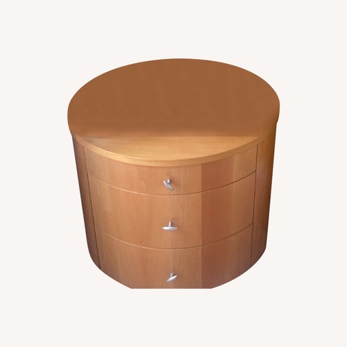 Used Set of Italian Natural Wood Nightstands  for sale on AptDeco