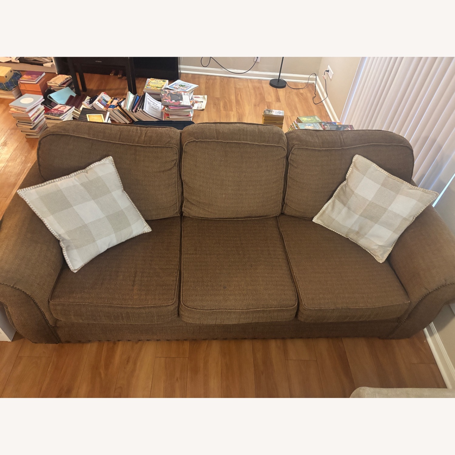 Brown Wayfair Couch - image-3