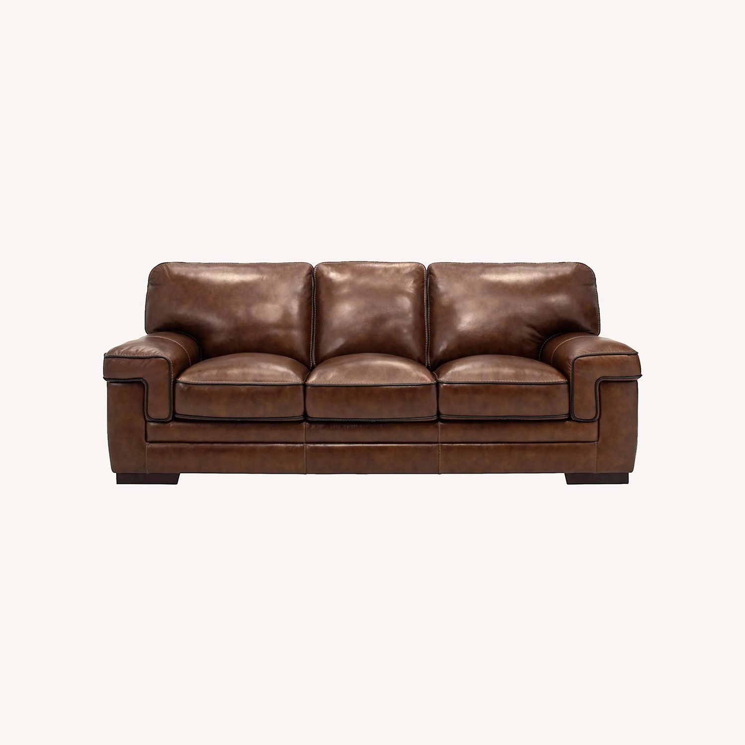 Colton Leather Sofa - image-5