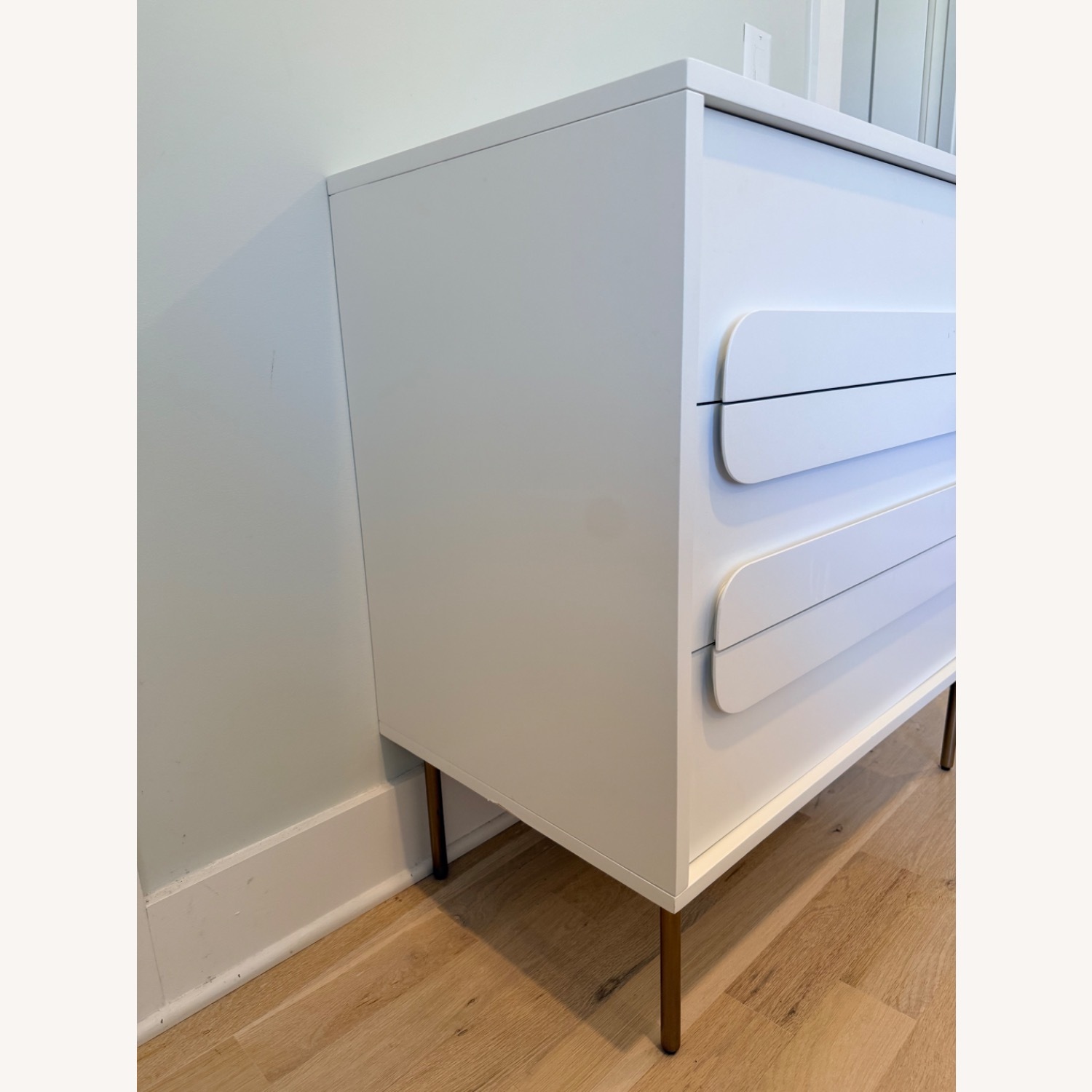 West Elm Gemini 3-drawer Dresser - White - image-4