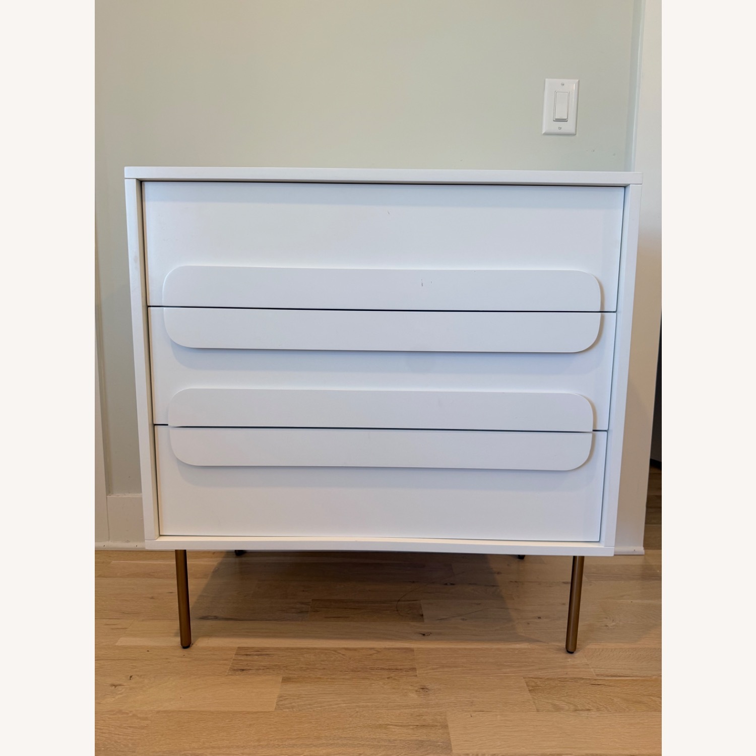 West Elm Gemini 3-drawer Dresser - White - image-1