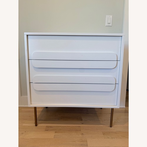 Used West Elm Gemini 3-drawer Dresser - White for sale on AptDeco