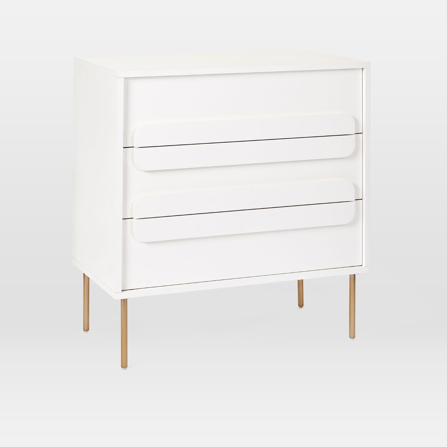 West Elm Gemini 3-drawer Dresser - White - image-7
