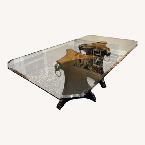 Used Glass Dining Table for sale on AptDeco