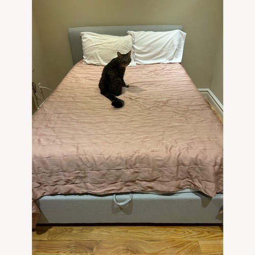 Used Silk&Snow Full Bed Frame with Storage for sale on AptDeco