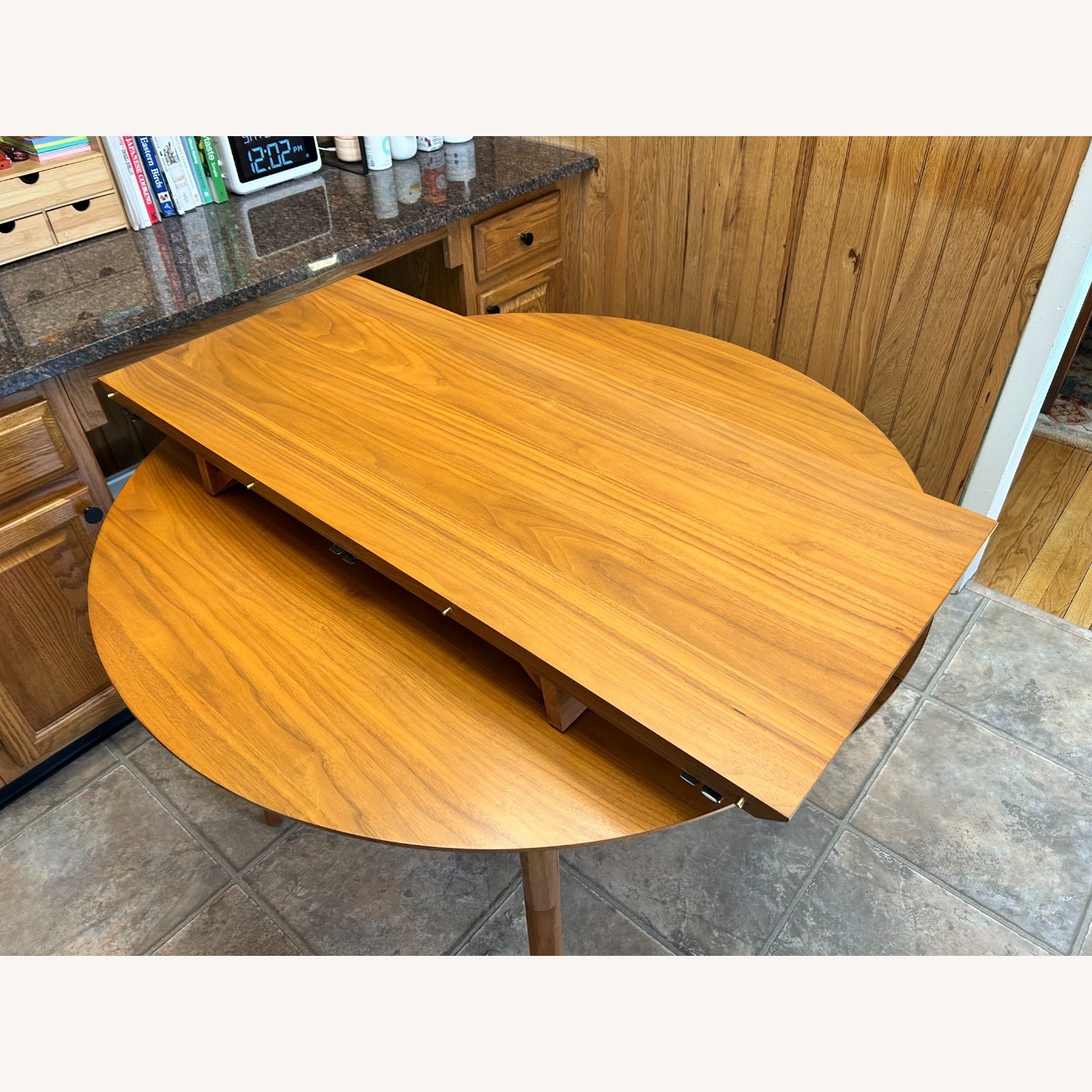 West Elm Rounded Extendable Dining Table  - image-3