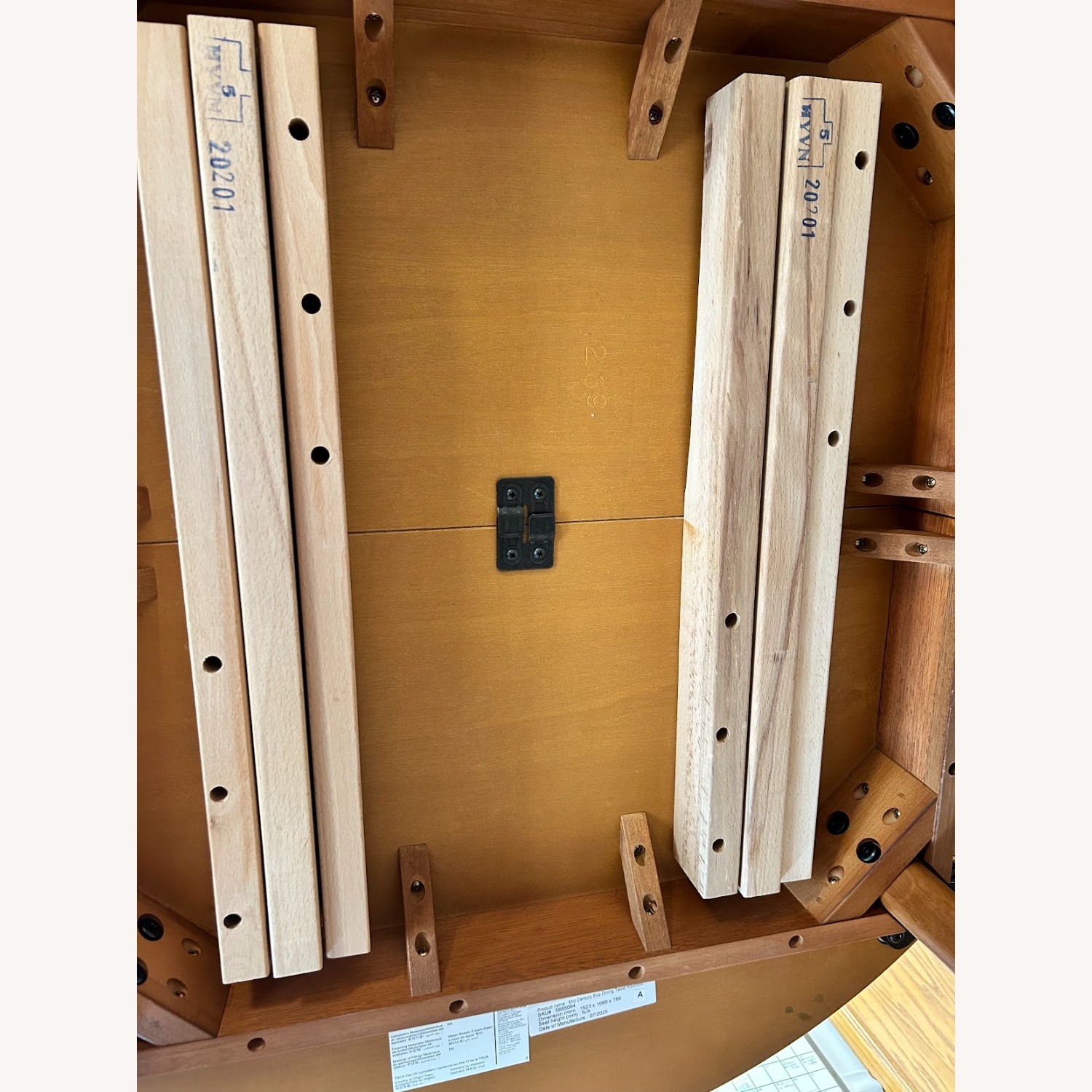 West Elm Rounded Extendable Dining Table  - image-5