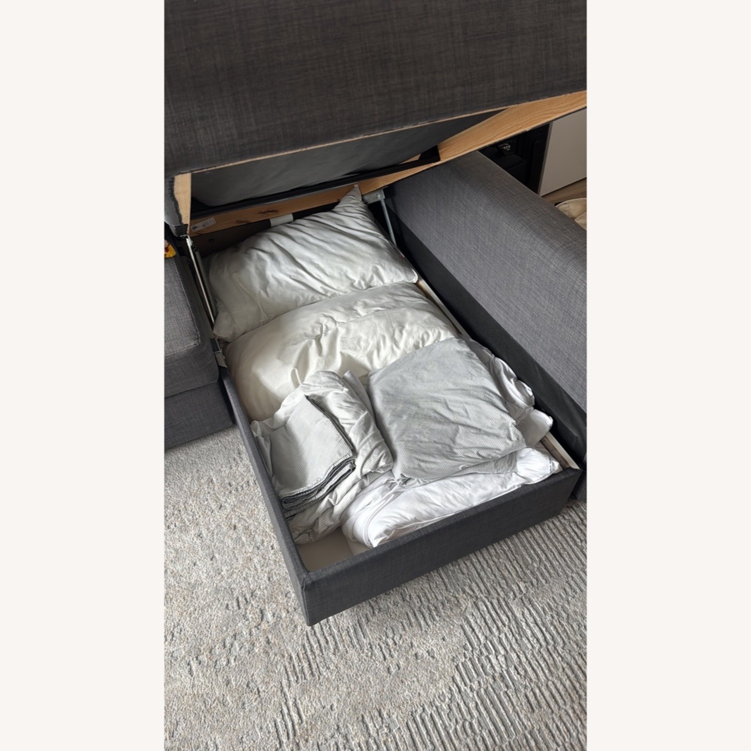 IKEA Friheten Dark Gray Sleeper Sofa - image-5