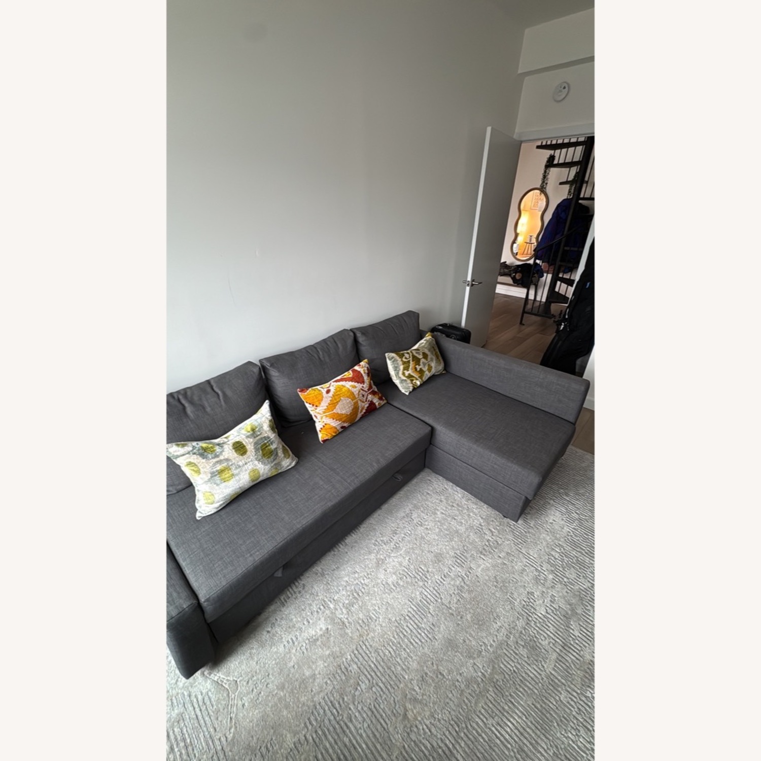 IKEA Friheten Dark Gray Sleeper Sofa - image-2
