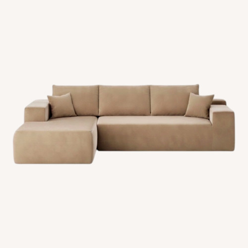 Used Amazon Boneless Sofa Beige  for sale on AptDeco