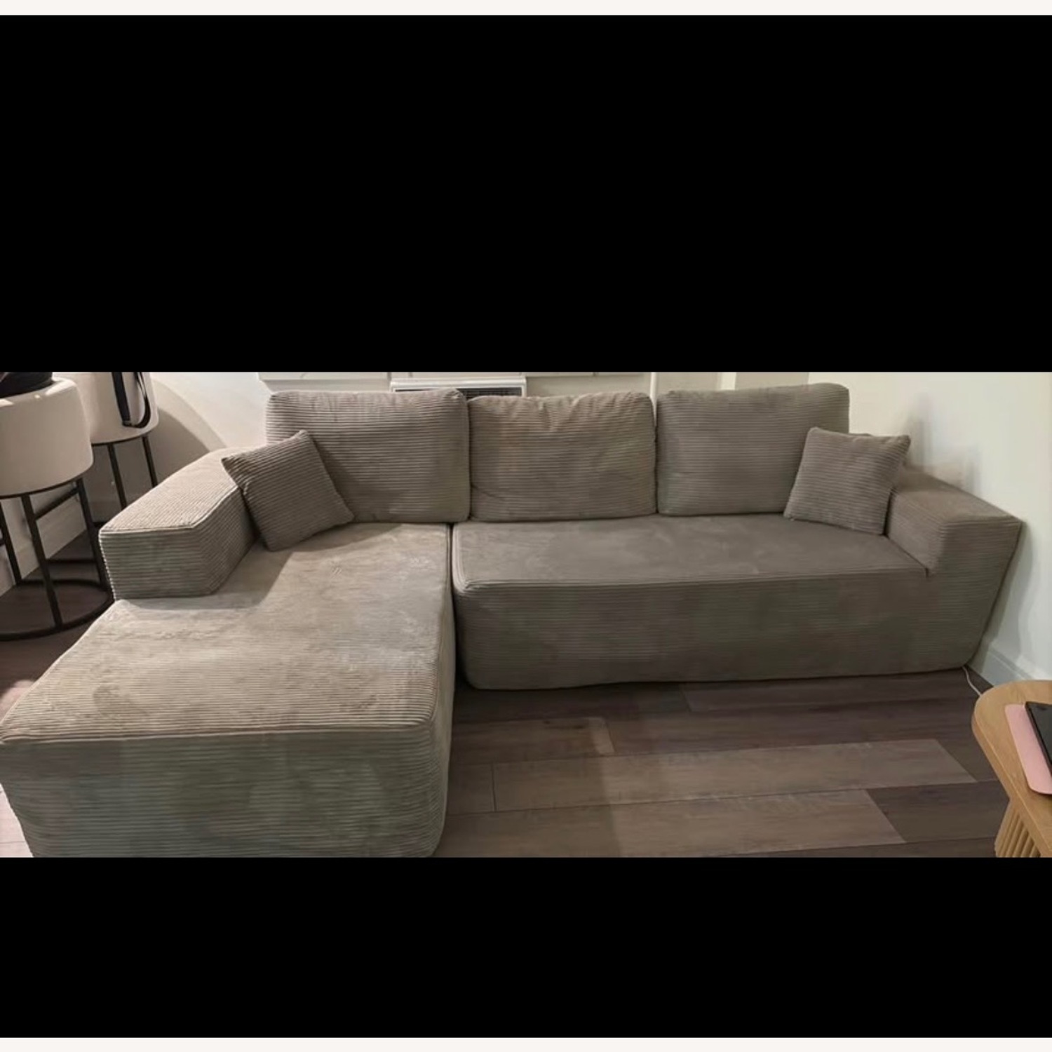 Amazon Boneless Sofa Beige  - image-1