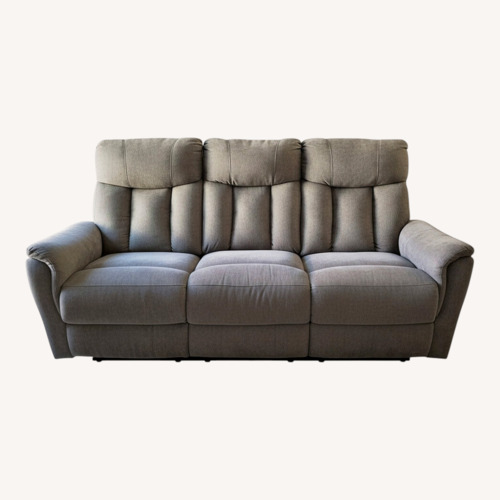 Used Living Spaces Gray 3 Seater Recliner for sale on AptDeco