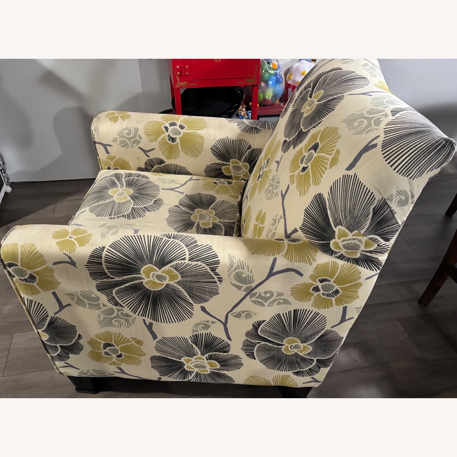 Steinhafels Furniture White Fabric Accent Chair - image-2