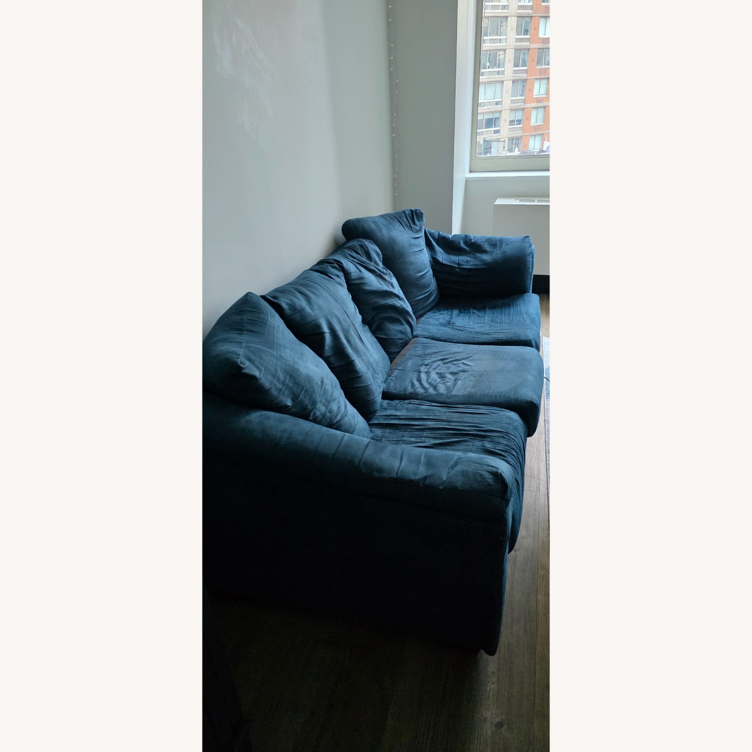 Ashley Furniture Darcy Blue Fabric 3+ Seater Sofa - image-1