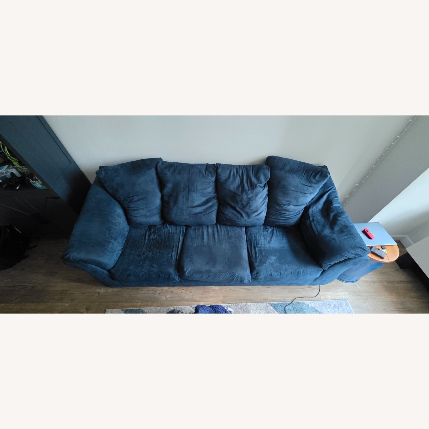 Ashley Furniture Darcy Blue Fabric 3+ Seater Sofa - image-2