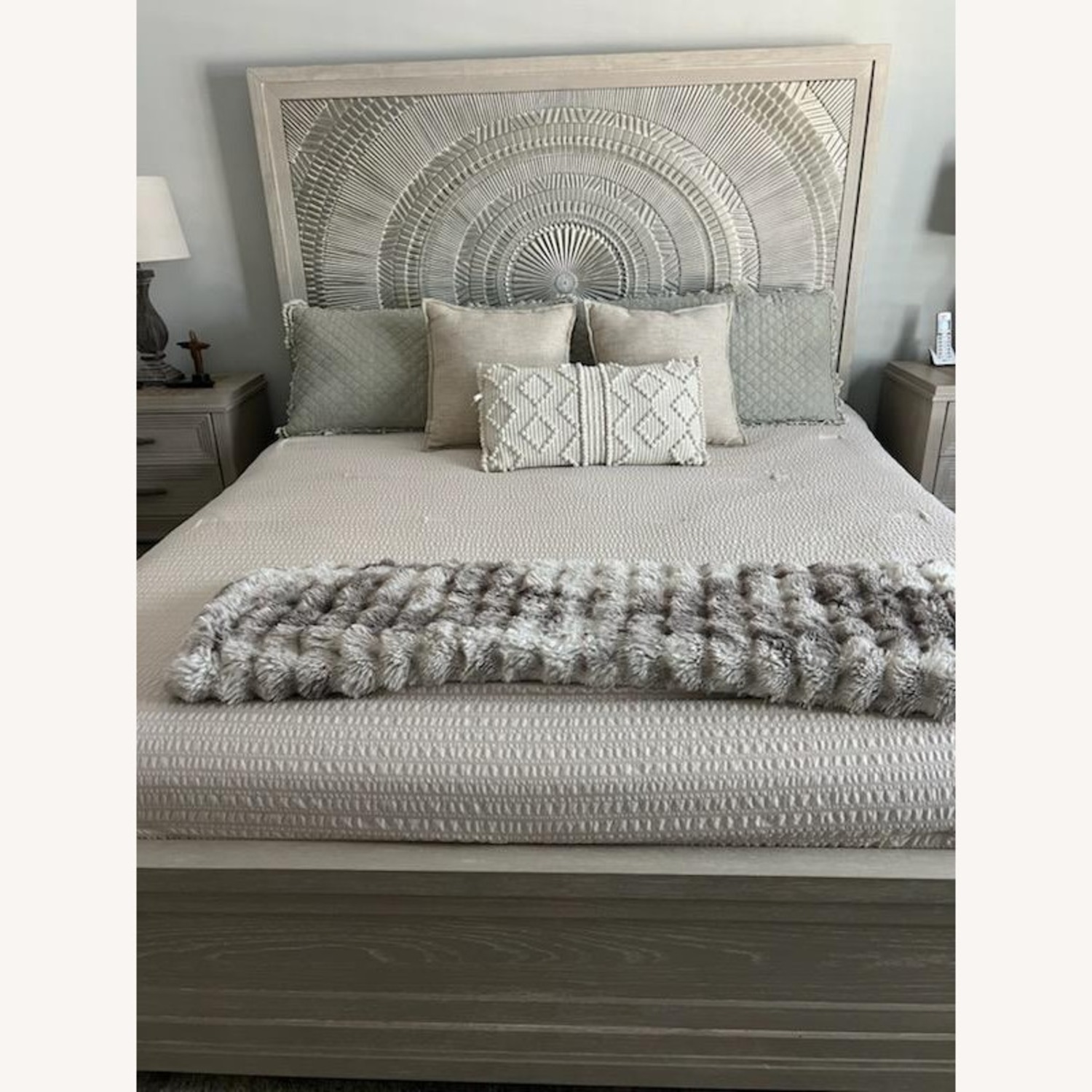 CISCO Brothers Natural Wood King Bed - image-2