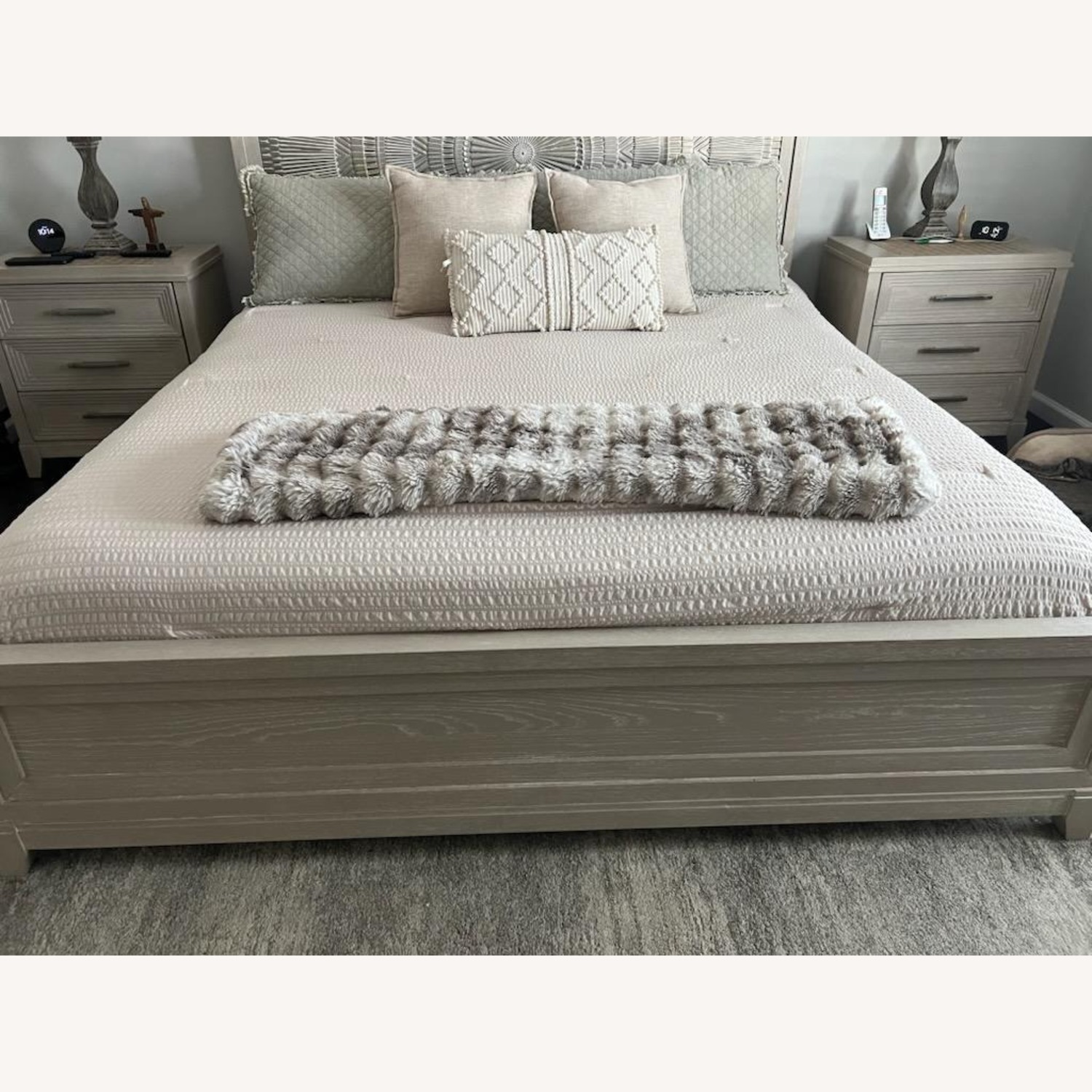 CISCO Brothers Natural Wood King Bed - image-3