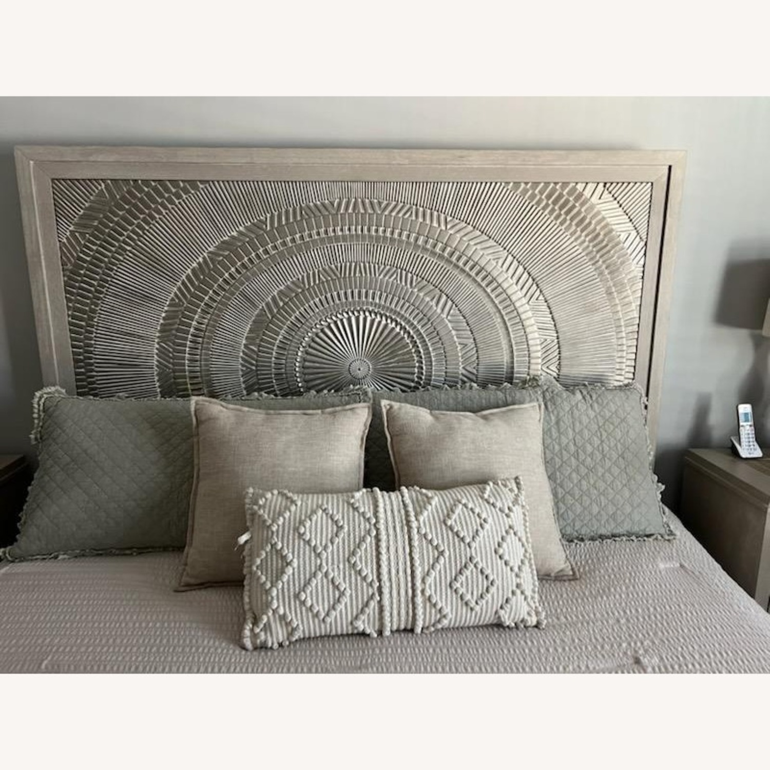 CISCO Brothers Natural Wood King Bed - image-1