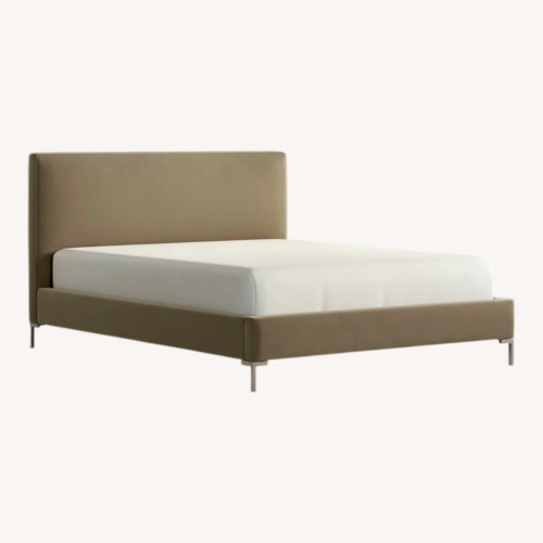 Used Saatva Santorini King Bed for sale on AptDeco