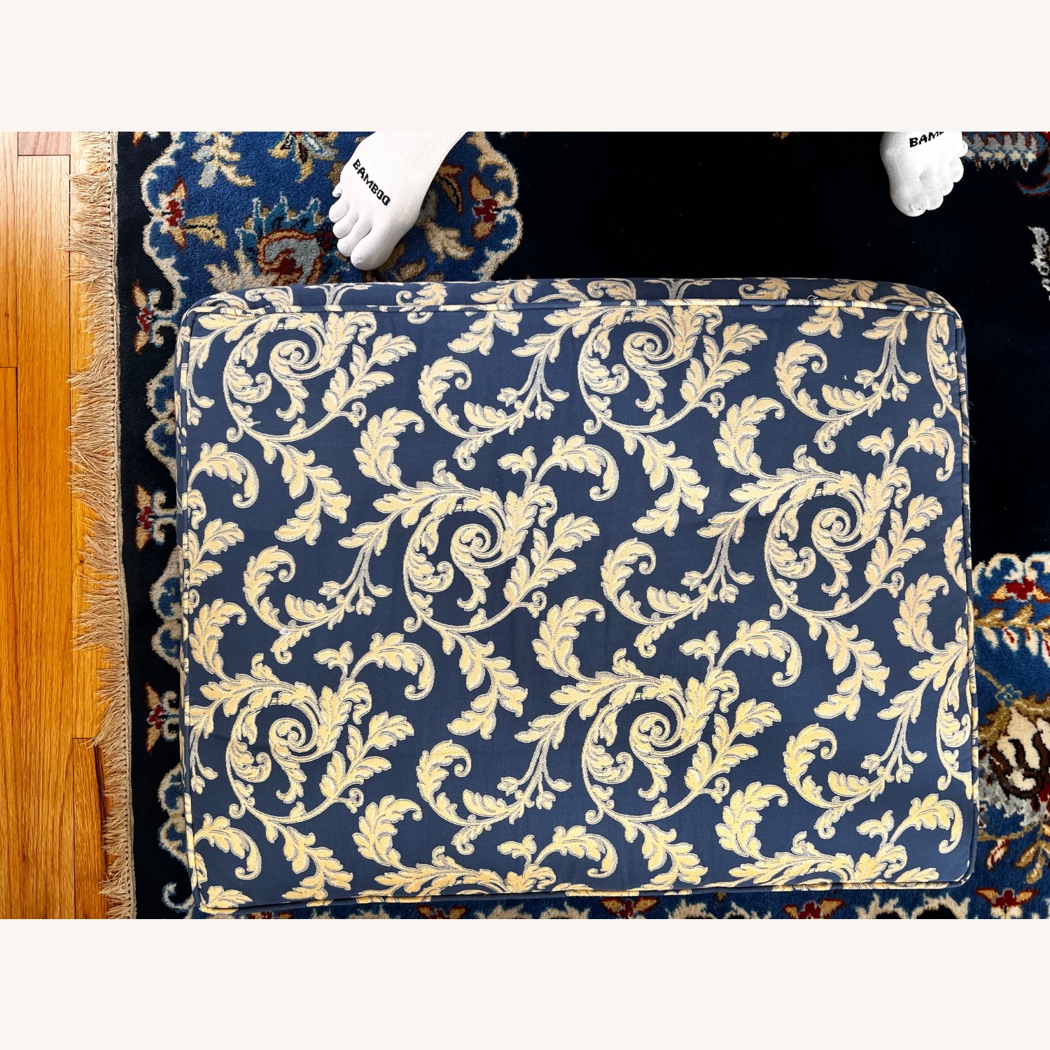 Custom 2-Piece Designer Sofa - Damask  - image-12