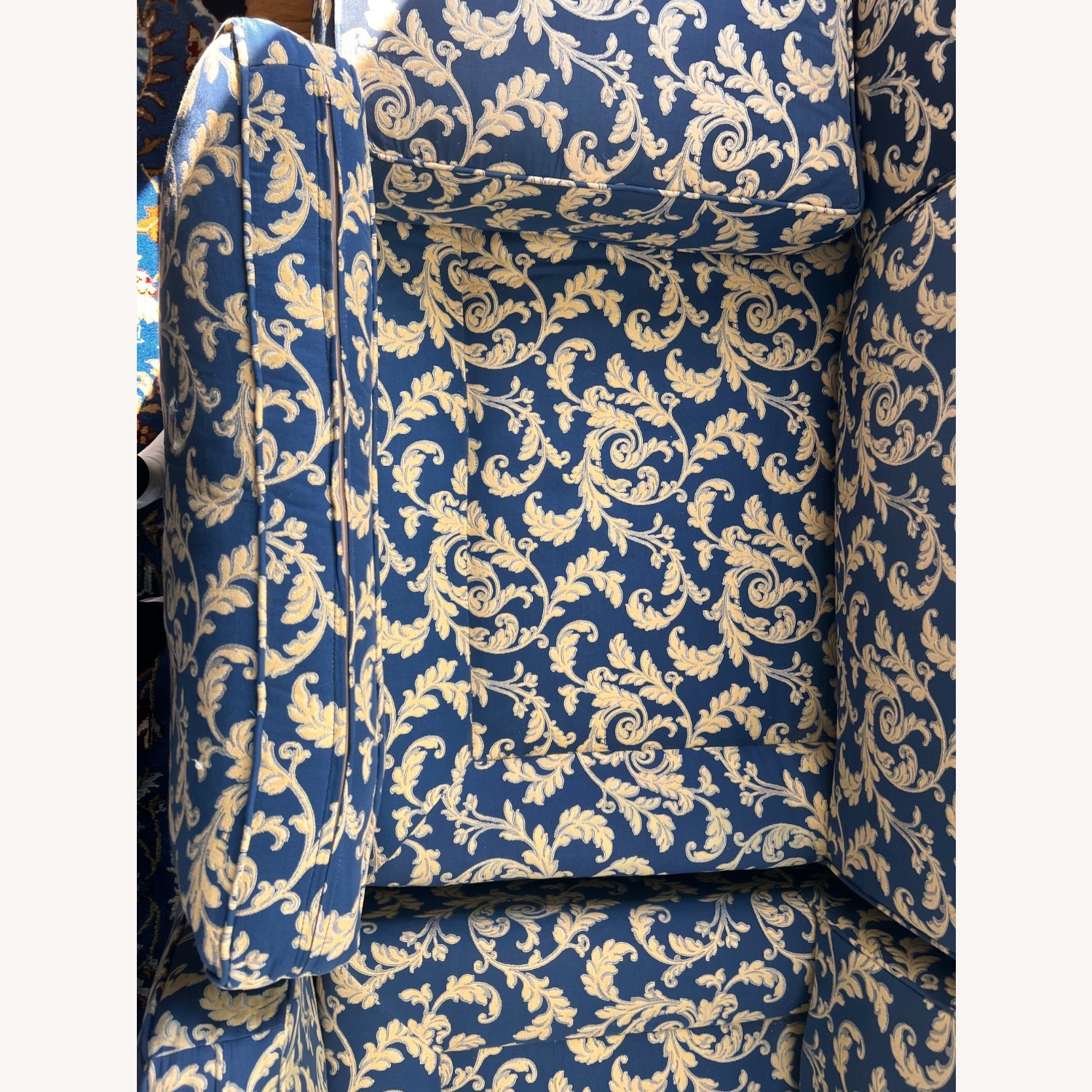 Custom 2-Piece Designer Sofa - Damask  - image-6