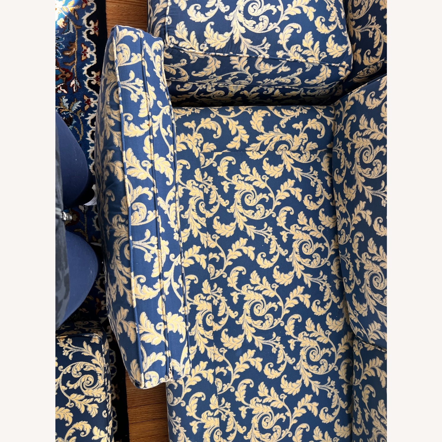 Custom 2-Piece Designer Sofa - Damask  - image-5