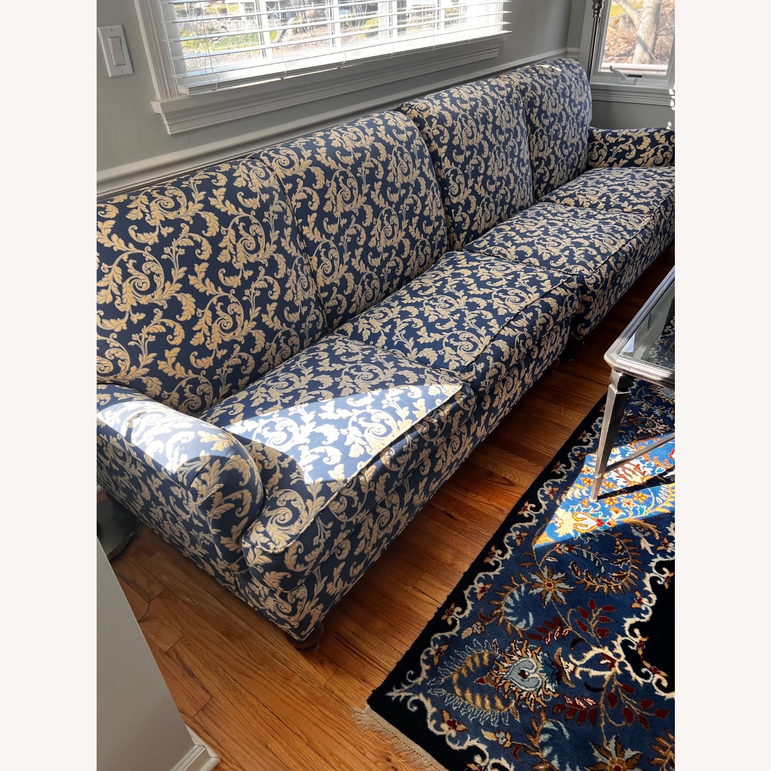 Custom 2-Piece Designer Sofa - Damask  - image-2