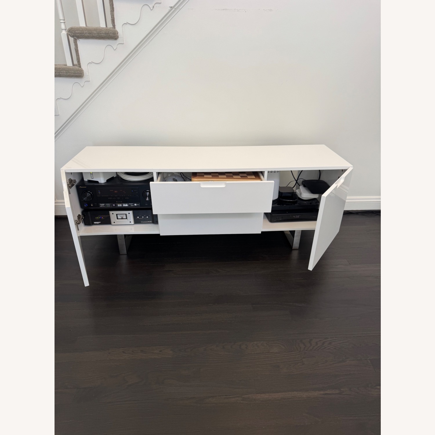 Modloft Modern Furniture Eldridge White Media Storage - image-3