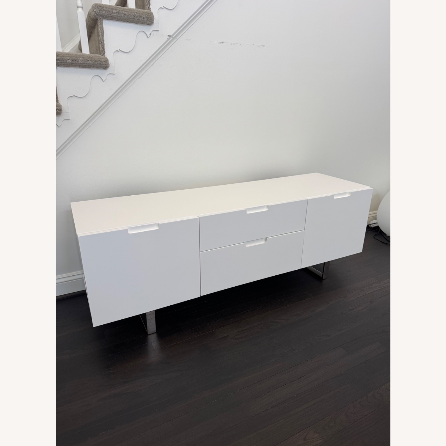 Modloft Modern Furniture Eldridge White Media Storage - image-2