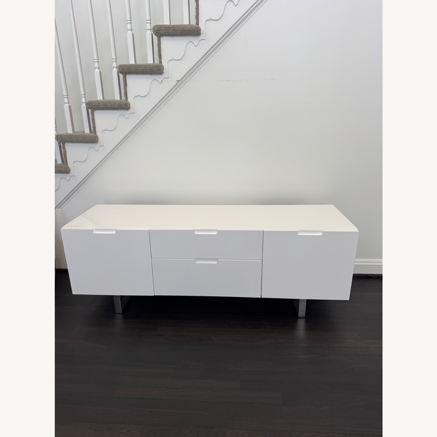 Modloft Modern Furniture Eldridge White Media Storage - image-1