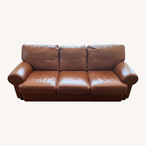 Used Italian Leather Sofa for sale on AptDeco