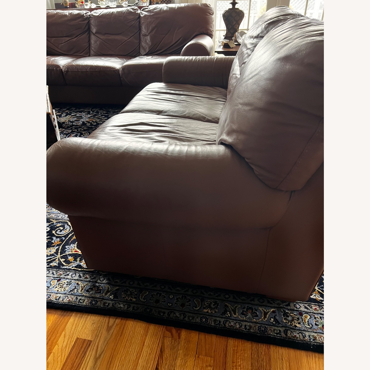 Italian Leather Sofa - image-2
