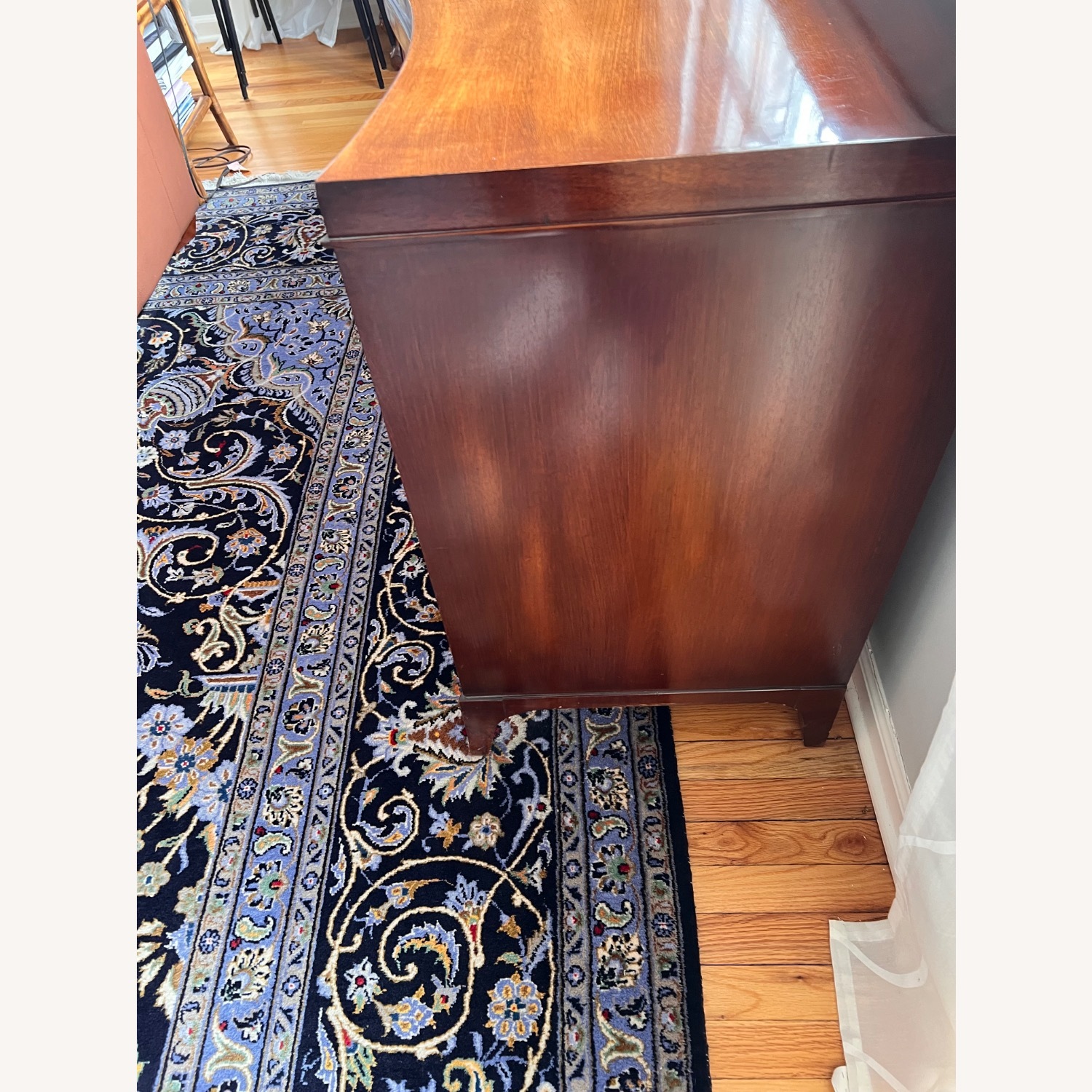 Vanleigh Serpentine Mahogany Bureau Sideboard - image-2