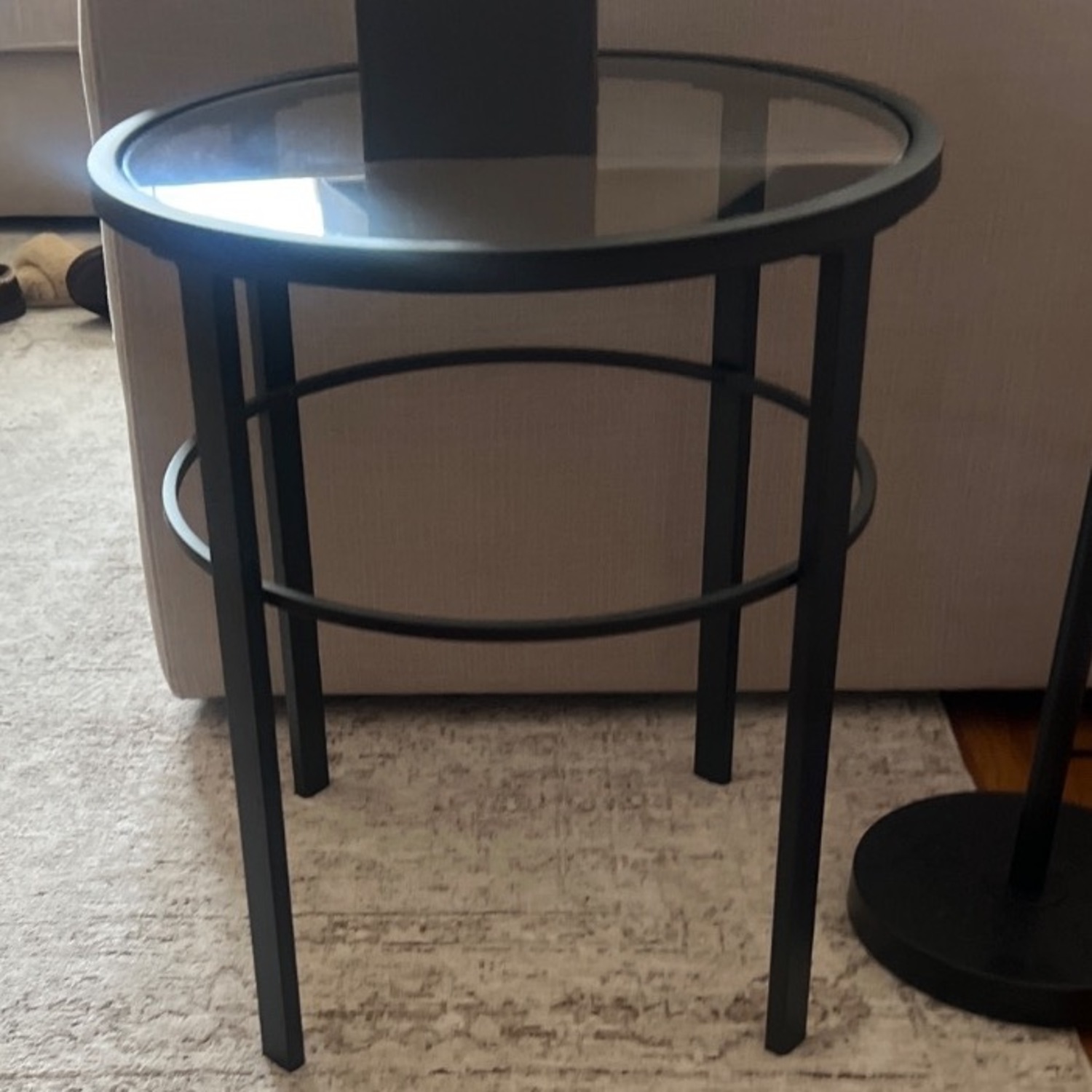 Wayfair Gaia Glass Top End Table - image-2