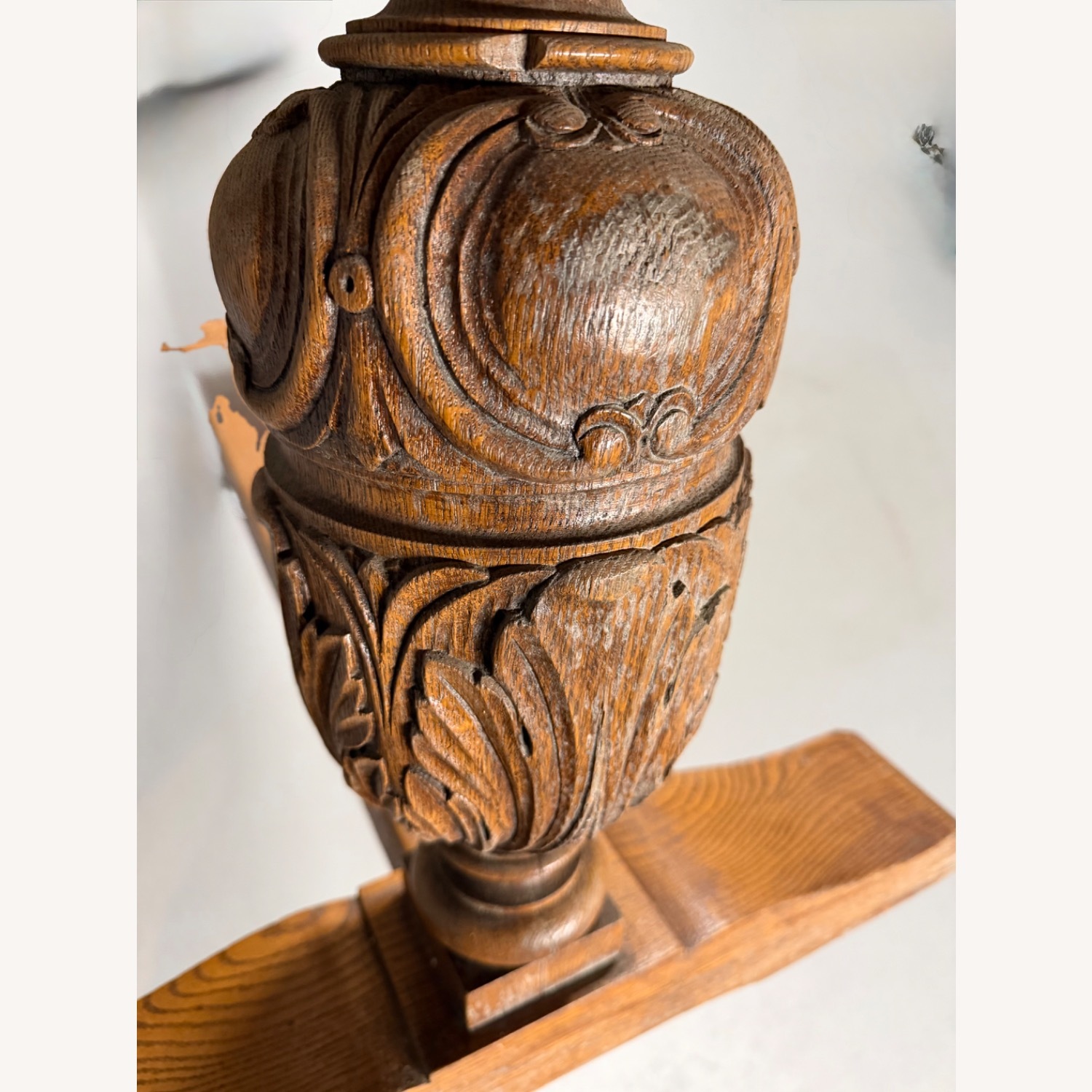 Jacobean Revival Oak Refectory Table - image-5