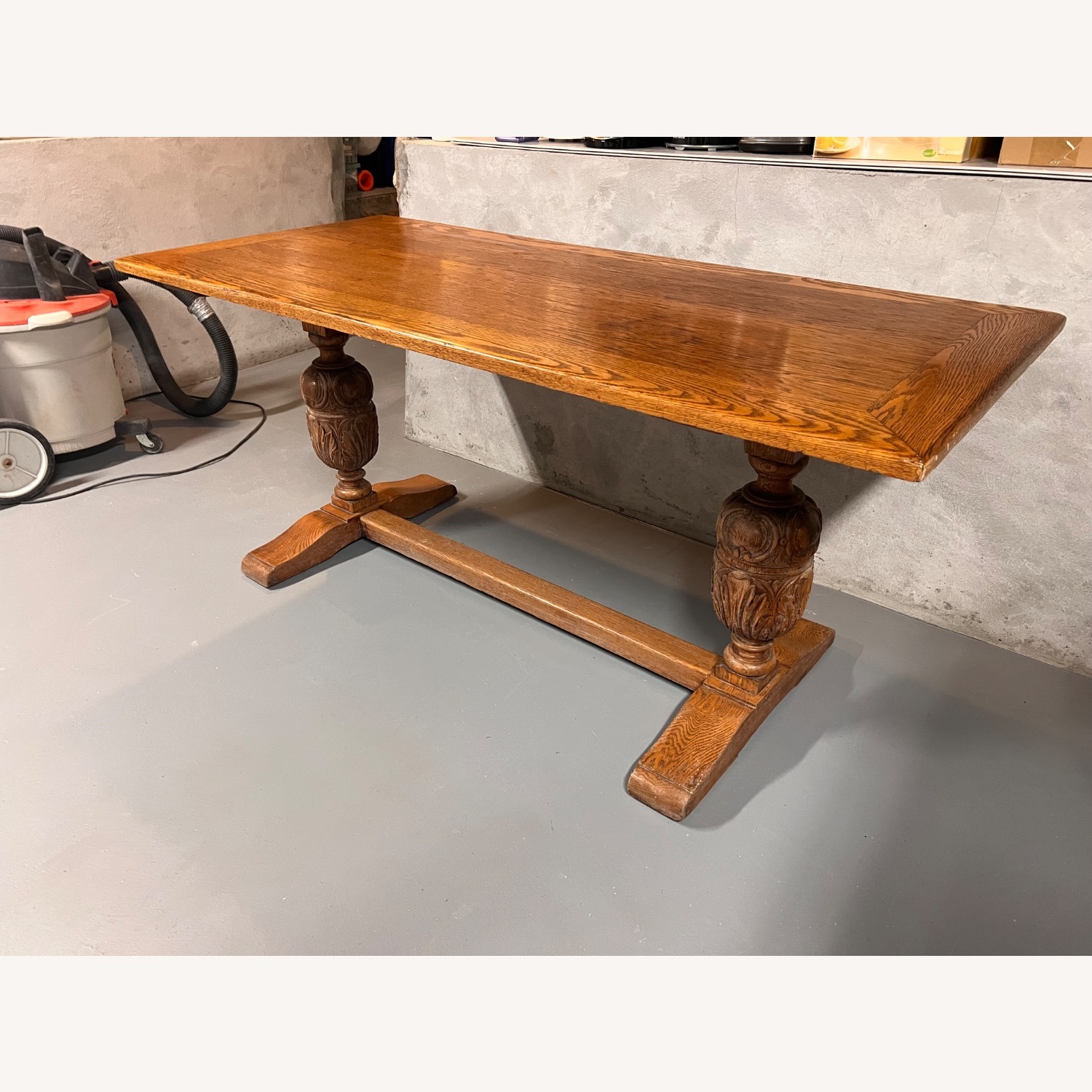 Jacobean Revival Oak Refectory Table - image-2