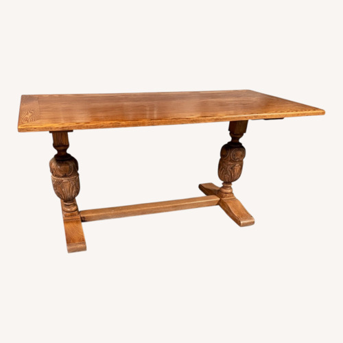 Used Jacobean Revival Oak Refectory Table for sale on AptDeco