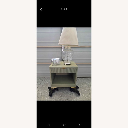 Used Vintage/Antique Green Nightstand for sale on AptDeco