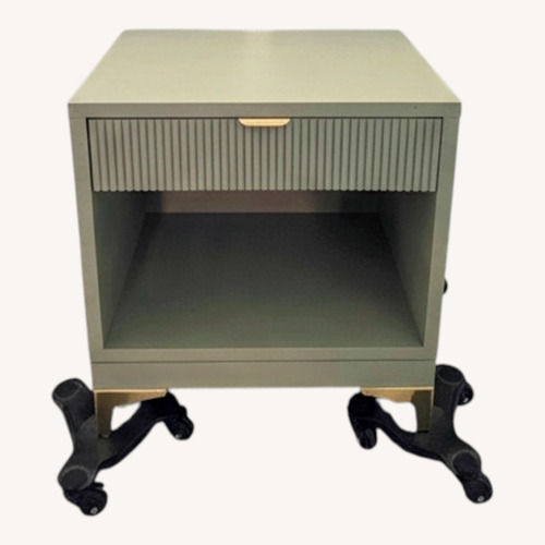 Used Vintage/Antique Green Nightstand for sale on AptDeco