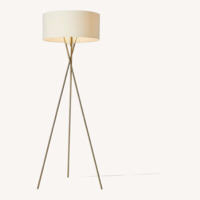 West Elm Midcentury Brass Floor Lamp