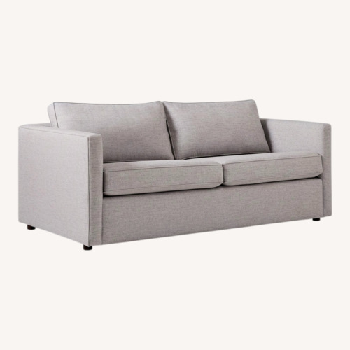 Used West Elm Harris Light Gray Fabric Sleeper Sofa for sale on AptDeco