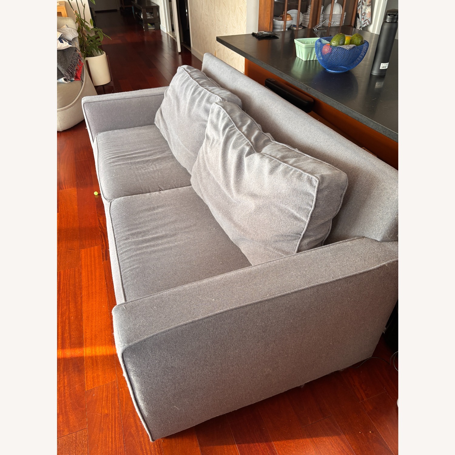 West Elm Harris Light Gray Fabric Sleeper Sofa - image-2